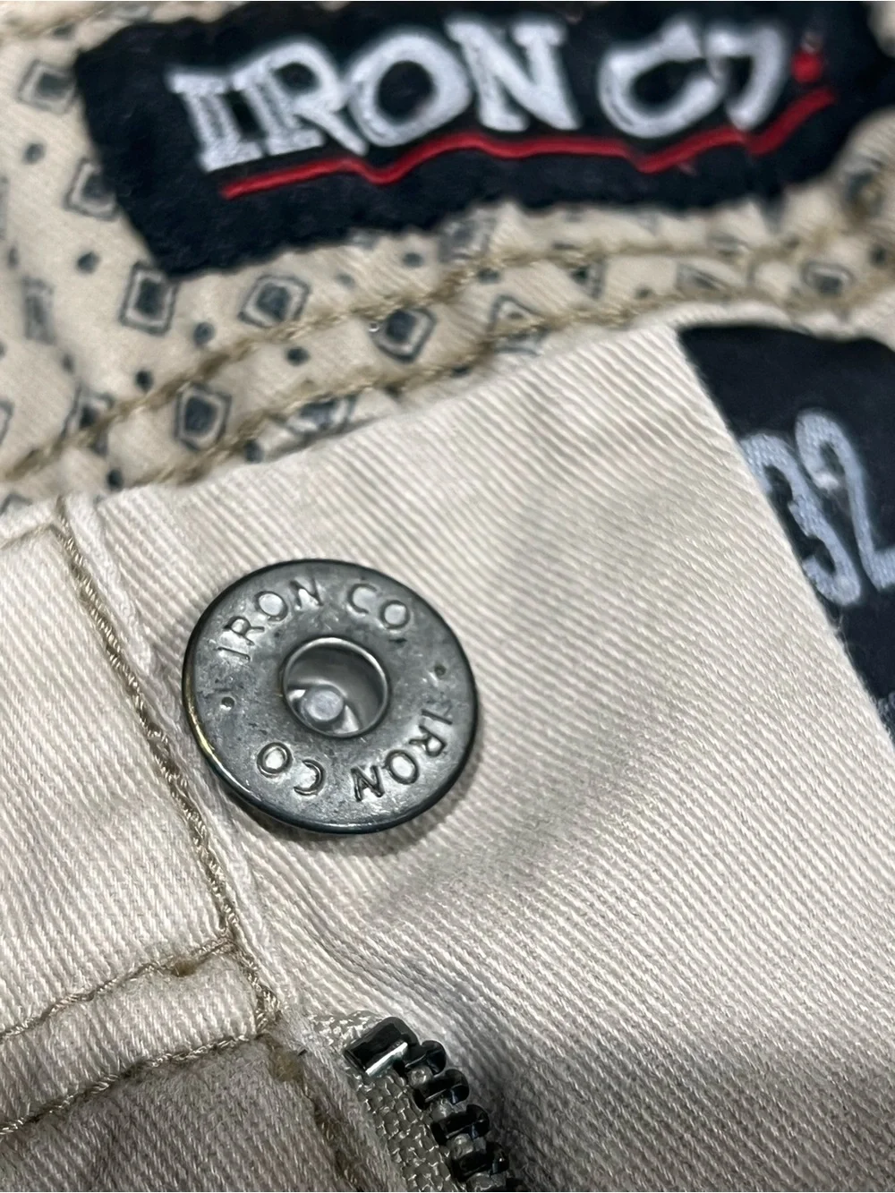 Iron Co.  cotton cargo shorts size 32 #cargo #utility